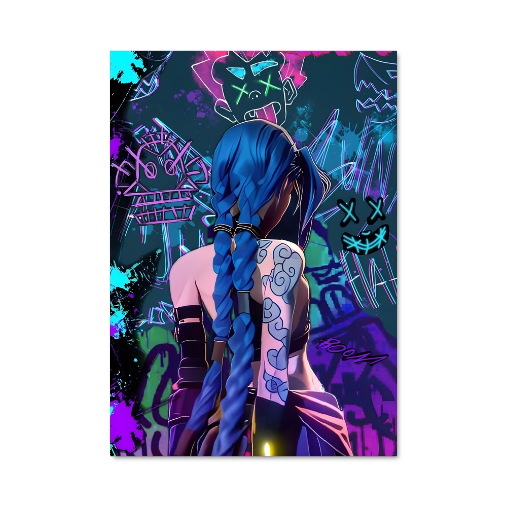 Poster Blue Vandal – affiche League Of Legends